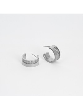 BOUCLES D OREILLES- ACIER...