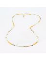 COLLIER DORE blanc85cm+5cm ZAG BIJOUX