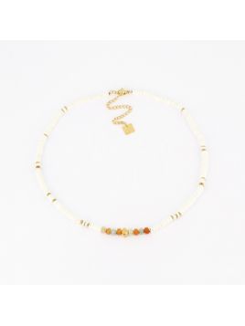COLLIER DORE nude 38+5cm ZAG BIJOUX