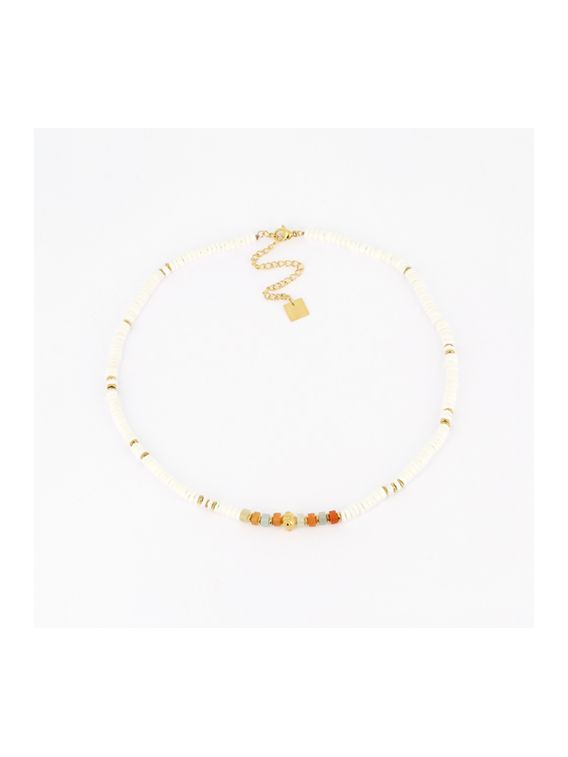 COLLIER DORE nude 38+5cm ZAG BIJOUX