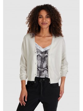 Gilet avec détail cotelé...