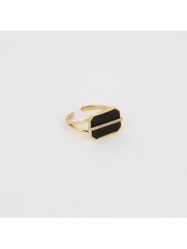 BAGUE REGLABLE - zirconium...