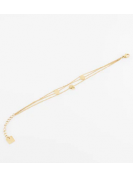 BRACELET MULTI ACIER DORE...