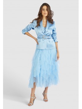 Jupe en tulle à volants...