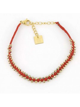 Bracelet Shila acier doré...