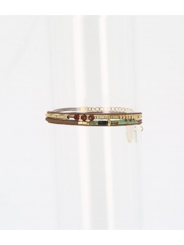 Bracelet acier doré 2 tours...