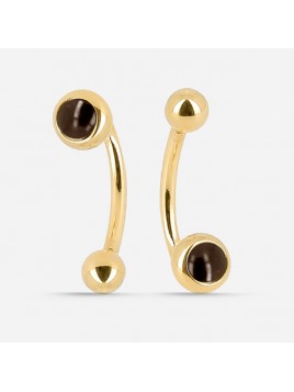 Piercing acier doré Zag Bijoux