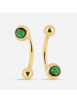 Piercing acier doré Zag Bijoux