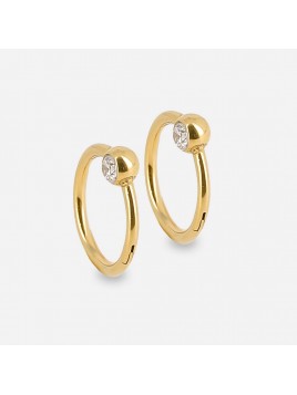 Piercing acier doré Zag Bijoux