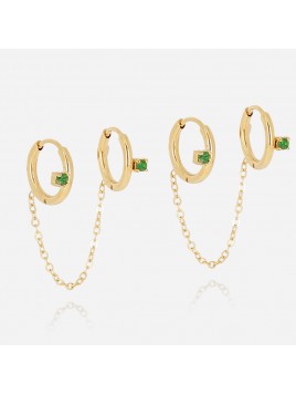 Piercing acier doré Zag Bijoux