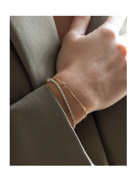 Bracelet Osorno acier doré...