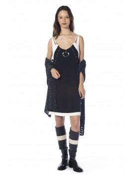 Robe courte bretelles Elisa...