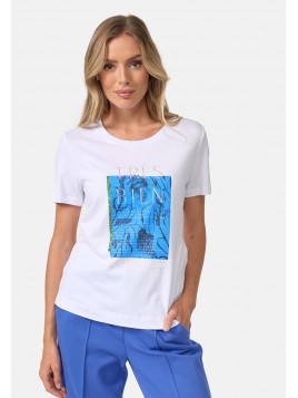 T-Shirt en modal avec...