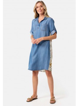 Robe en coton lyocell...