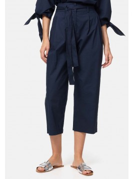 Pantalon en coton avec...