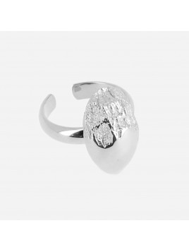 BAGUE–LARGE–ACIER Zag Bijoux