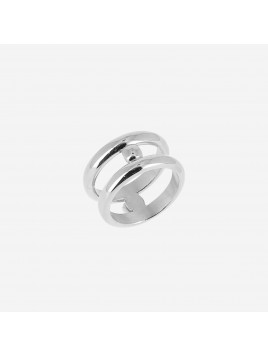 BAGUE–LARGE–ACIER–T9 Zag...