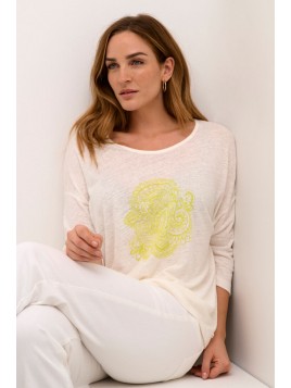 T-Shirt CRLuna CREAM