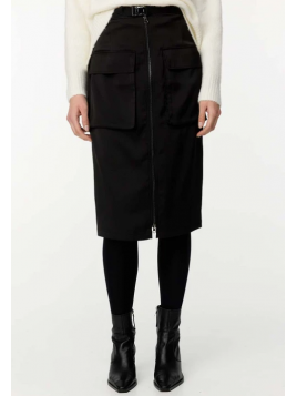 Jupe tendance en satin CATNOIR