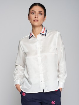 Chemisier coton et soie Vilagallo