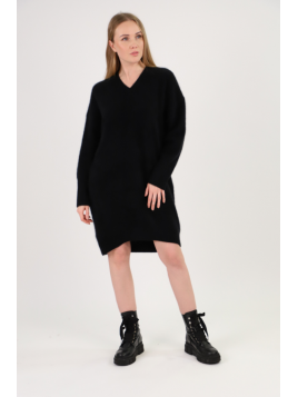 Robe col v racoon Estheme