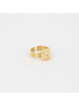 BAGUE–Pino–ACIER DORE Zag...