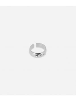 BAGUE–Jacinthe–ACIER–zirconium–T7 E:7mm Zag bijoux