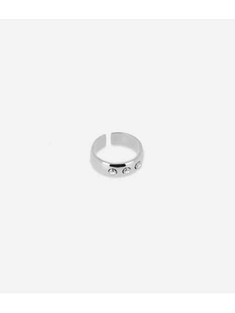 BAGUE–Jacinthe–ACIER–zirconium–T7 E:7mm Zag bijoux