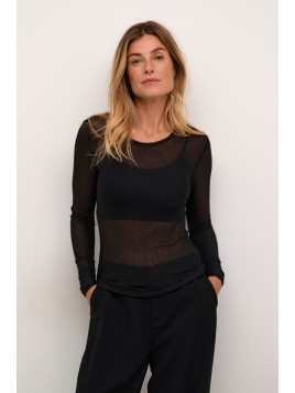 T shirt résille CRMera Cream