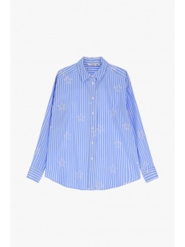 Chemise coton rayée étoile...