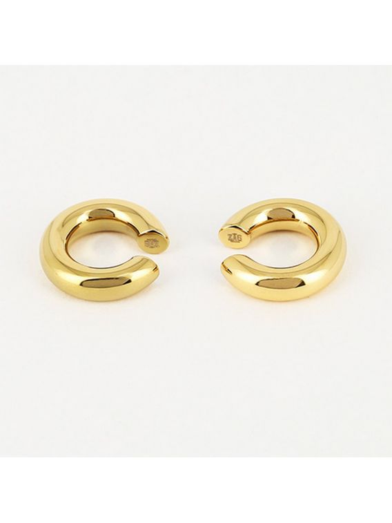 UNIT–2X1PCS–EARCUFF Lyrides–ACIER DORE–5x20mm Zag Bijoux