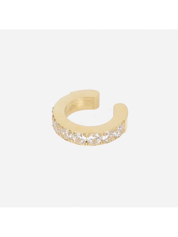 EARCUFF–2X1PCS–ACIER DORE Zag Bijoux