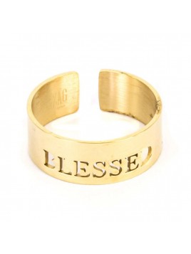 BAGUE ACIER ZAG BIJOUX