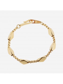 BRACELET–SIMPLE–ACIER DORE...