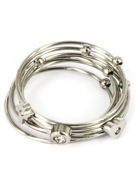 BAGUE ACIER ZAG BIJOUX