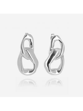 BOUCLE D OREILLE–MEDIUM–ACIER Zag Bijoux