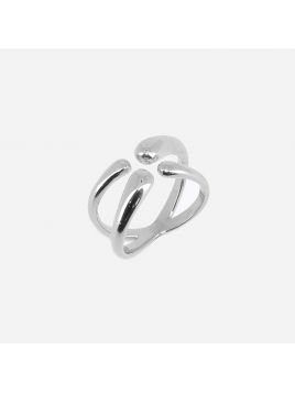 BAGUE–Triomphe–ACIER–T8 Zag Bijoux
