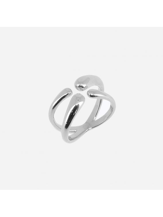 BAGUE–Triomphe–ACIER–T8 Zag Bijoux