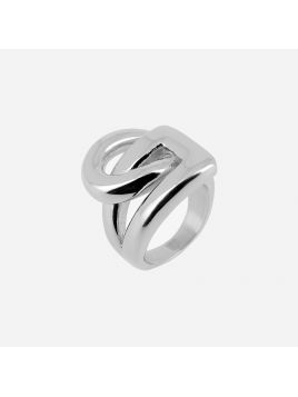 BAGUE–Hella–ACIER–58 Zag Bijoux
