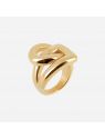 BAGUE–Hella–ACIER DORE–52 Zag Bijoux