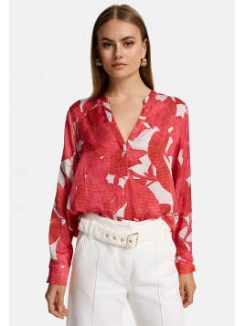 Blouse à manches longues en...