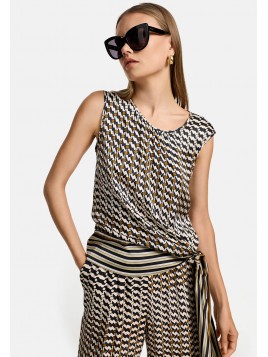 Top chemisier avec lien à...