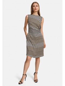 Robe fourreau en sergé de...