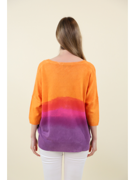 Pull V coupe droiteTie &...