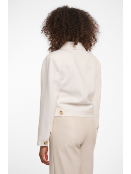 Veste courte doublée poches...