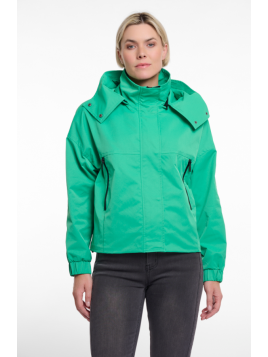 Veste courte boxy avec...