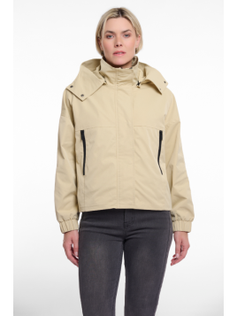 Veste courte boxy avec...