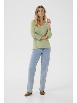 Tee Shirt manches 3/4 col V...