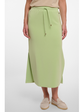 Jupe mi-longue avec fente...