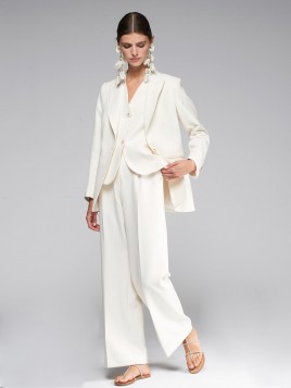 Pantalon en crêpe Milena 32410 Vilagallo